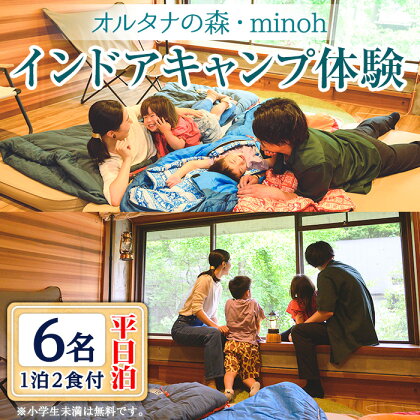 オルタナの森インドアキャンプ体験1泊(平日泊・6名・朝夕2食付)アウトドア 初心者 寝袋 食事付き 冷暖房完備 お手軽 屋内 旅行 トラベル プレゼント 子供 こども キッズ ジュニア 小学生 家族 友達 友人【m39-08】【OUTDOOR LIVING】