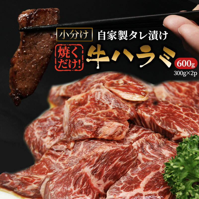 【ふるさと納税】ハラミ たれ漬け 600g 牛肉 牛 肉 お