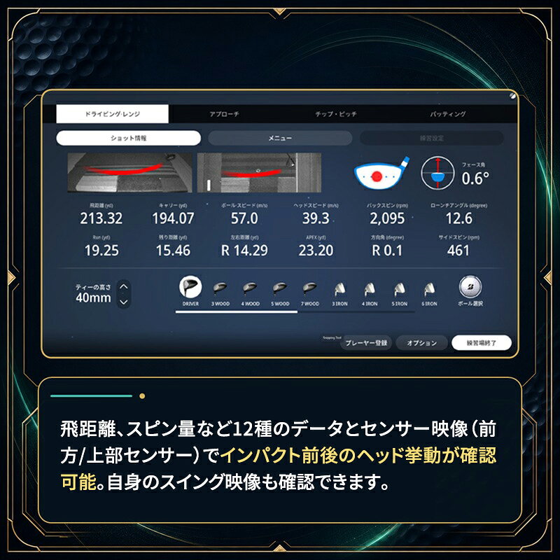 【ふるさと納税】柏原市で体験できる大阪・奈良エリアで初導入の最高級シミュレーションゴルフ 個室貸切 ゴールド会員権（6ヵ月）