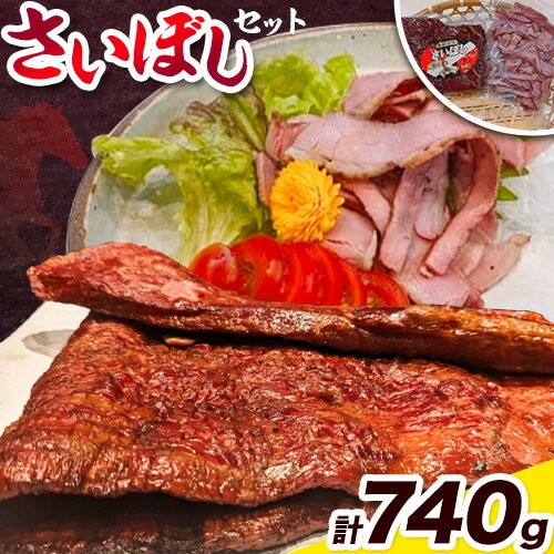【ふるさと納税】馬肉 燻製 さいぼし セット さいぼし 約170g × 2個 カッパ 約200g × 2個 竹村商店《30日以内に出荷予定(土日祝除く)》大阪府 羽曳野市 送料無料 馬 手作り 高タンパク 低カロリー