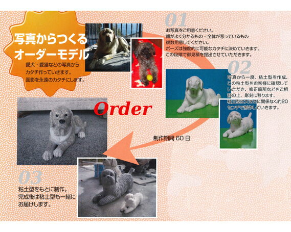 4位! 口コミ数「0件」評価「0」No.046 愛犬・愛猫のお墓A　-写真からつくるオーダーメイドモデル- ／ 彫刻 ペット 送料無料 大阪府