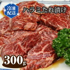 【ふるさと納税】No.145 ハラミたれ漬け　約300g ／ 牛肉 はらみ 特製ダレ 真空パック 送料無料 大阪府