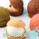 【ふるさと納税】No.244 シューアイス　10個セット ／ バニラ チョコレート ストロベリー 抹 ...