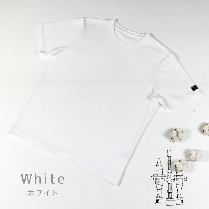 【ふるさと納税】東大阪繊維研究所のオーガニック超長綿 タック襟Tシャツ（HOFI-021）