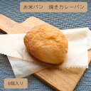 【ふるさと納税】お米パン 焼きカレーパン 6個　KV-03