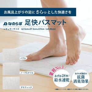 【ふるさと納税】【選べる】珪藻土『なのらぼ足快バスマット』レギュラーサイズ(3柄あり)