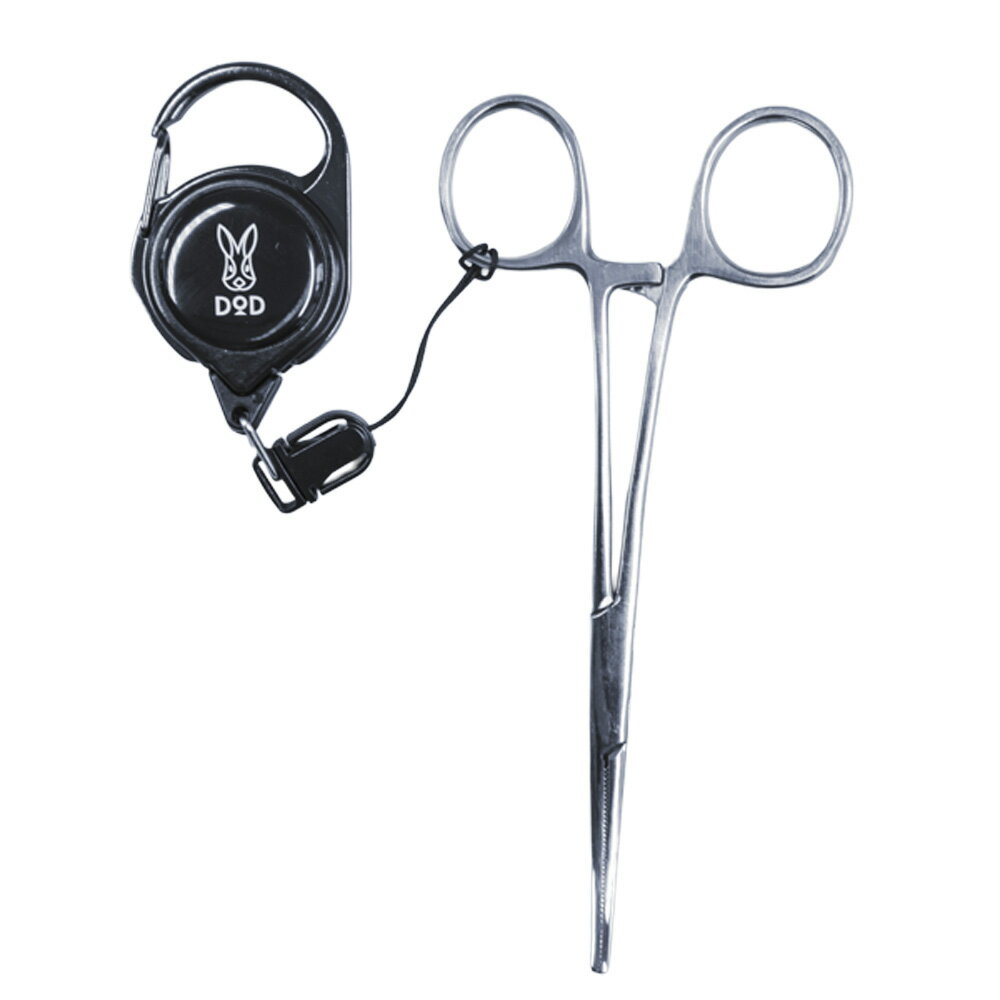 [DOD] ハリハズシ・シュルリール( FG1-173-SL )[ DOD 釣り ライトゲーム 針外し 釣具セット 脱落防止 カラビナリール フォーセップタイプ 扱い簡単 フィッシング アウトドア 送料無料 ]