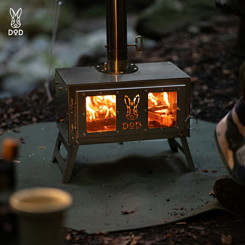 [DOD] シースルーまきちゃん( MS1-043-SL )[ DOD 薪ストーブ 焚き火 軽量 コンパクト 手入れ簡単 持ち運び キャンプ ファミリー アウトドア 送料無料 ]