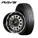 【ふるさと納税】MID WHEELS NITRO POWER H12 SHOTGUN ブラッククリア/マシニング x スタッドレスタイヤセット TOYOTA H...