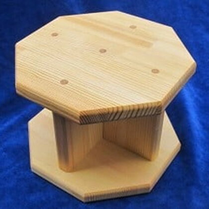 手作り木製 正座用補助椅子