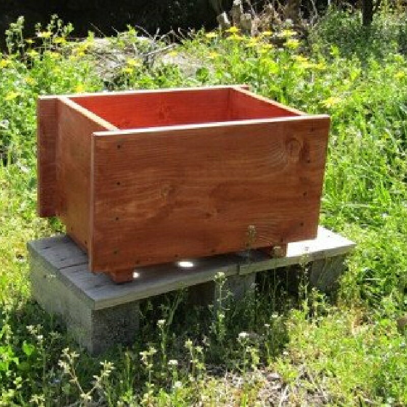 【ふるさと納税】手作り木製プランター1