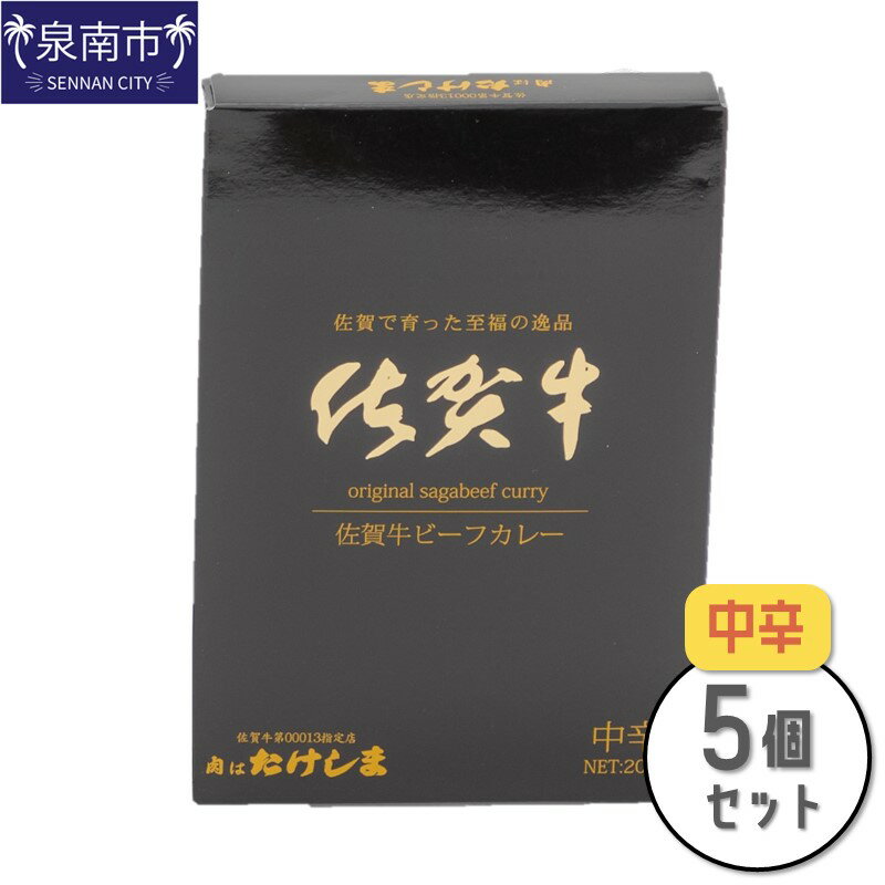 10位! 口コミ数「0件」評価「0」肉はたけしま 佐賀牛ビーフカレー 5個セット カレー レトルトカレー