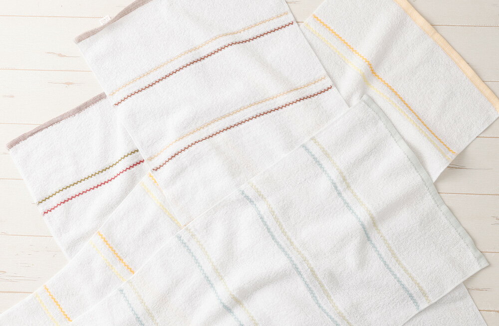 【ふるさと納税】230匁 2色 ジグザグライン タオル 10枚入り 約34cm×90cm 泉州タオル 綿糸 綿100% コットン ショートパイル 大阪泉州 日本製 日用品 小物 雑貨 大阪府 阪南市 送料無料