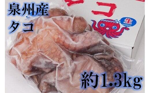 【ふるさと納税】大阪産 泉タコ 生たこ 1.3kg タコ 蛸 生ダコ たこ焼き 唐揚げ タコ刺し 刺し身 お取り..