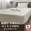 【ふるさと納税】<選べるサイズ>コットン100%ボックスシーツ シングル or セミダブル or ダブル 【キナリ】 | ボックスシーツ ベッドシーツ マットレ...