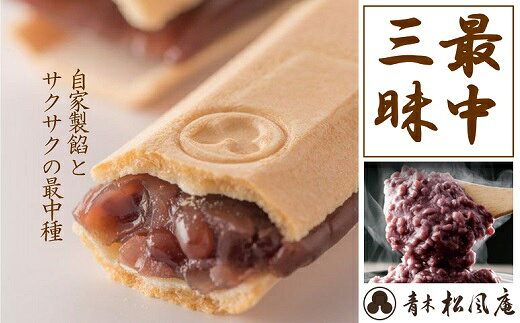 青木松風庵 最中 三昧 10個入り（044710）_0L23