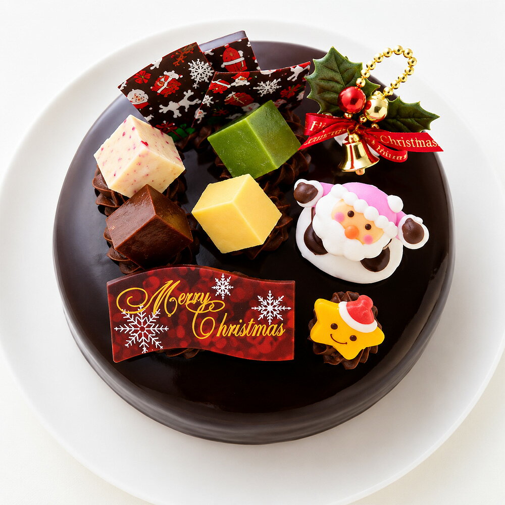 【ふるさと納税】 クリスマスケーキ ドリップクリスマスチョコケーキ 5号ホール型【2026年12月18日から23日発送予定】 ｜ケーキ クリスマス 先行予約 予約 ホールケーキ チョコレート チョコ ドリップケーキ ケーキ屋 スイーツ ロウソク付き 大阪府 阪南市 送料無料 f272329-hannan-10001585 大阪府阪南市 サンプル画像2