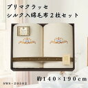 【ふるさと納税】プリマクラッセ シルク入綿毛布2枚セット【1435259】