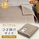 26位! 口コミ数「1件」評価「5」カシミヤ毛布　ひざ掛けサイズブランケット　70cm×100cm【1253542】