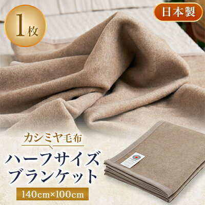 20位! 口コミ数「2件」評価「3」カシミヤ毛布　ハーフサイズブランケット　140cm×100cm　お昼寝にも最適なサイズです【1253541】