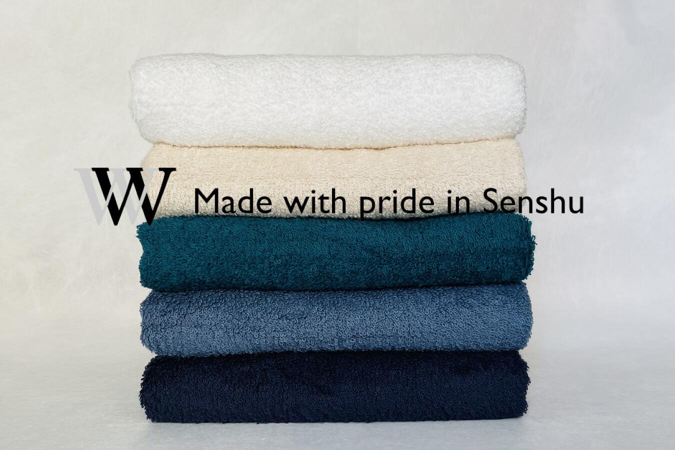 【ふるさと納税】W initial タオル ロングフェイスタオル5色セット