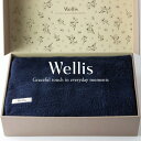 【ふるさと納税】Wellis【極上の肌心地】タオルケット1枚 ギフトセット ネイビー(009_5044_03)