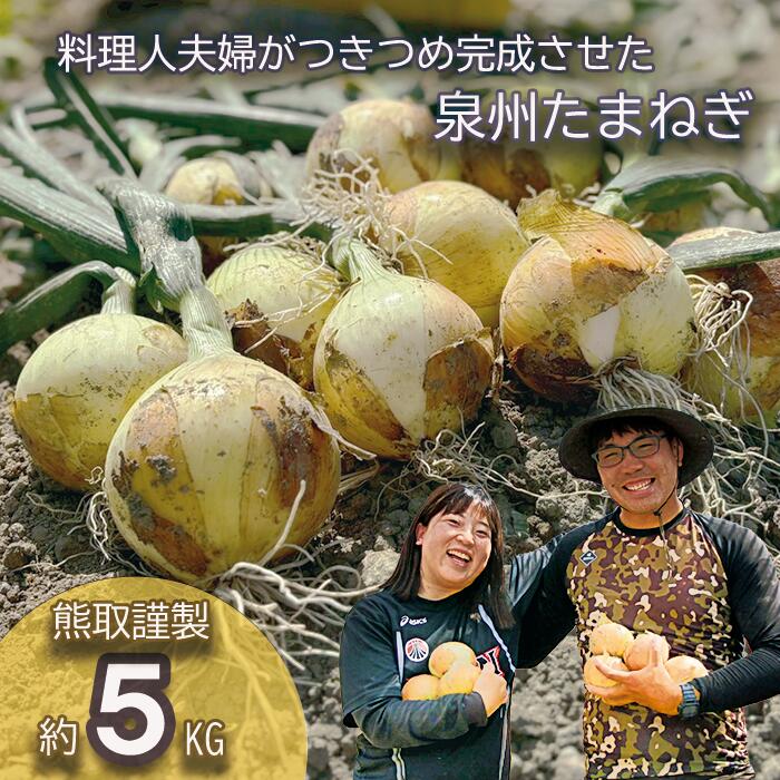 岸上農園 泉州玉ねぎ 約5kg(043_5001)