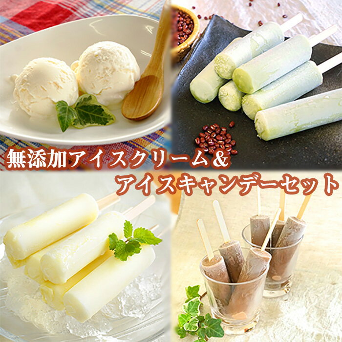 無添加アイスクリーム&アイスキャンデーセット / チョコ 宇治金時 ミルク 濃厚 詰め合わせ 送料無料 大阪府