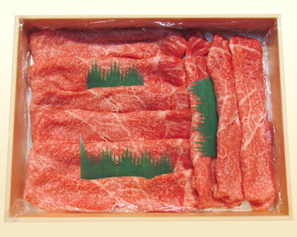 No.200 黒毛和牛　すき焼用肉　計約375g ／ 牛肉 赤身 もも肉 すきやき 送料無料 大阪府