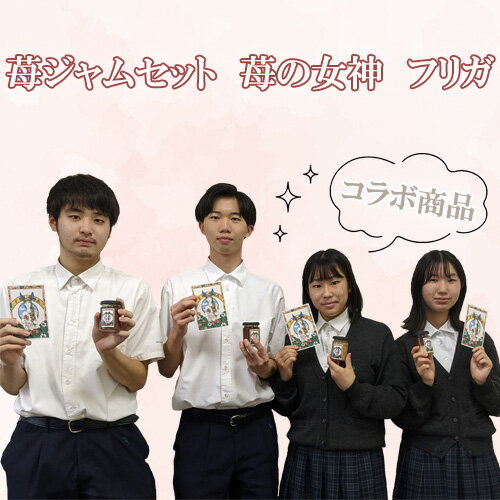 【ふるさと納税】No.261 苺ジャムセット　苺の女神　フリガ　約110g×3 ／ いちごジャム クリームチーズスプレット いちごミルクジャム コラボ 送料無料 大阪府