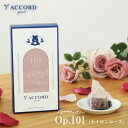 24位! 口コミ数「0件」評価「0」T.ACCORD 紅茶 人気フラワーティー　Op101(セイロンローズ)　【 紅茶 飲み物 ティータイム バラの香り 渋み控えめ 】