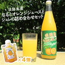 【ふるさと納税】【数量限定】 淡路島産なるとオレンジジュースとジュレの詰め合わせセット / 飲料 飲み物 ジュース 100% みかん オレンジ ジュレ フルーツ...