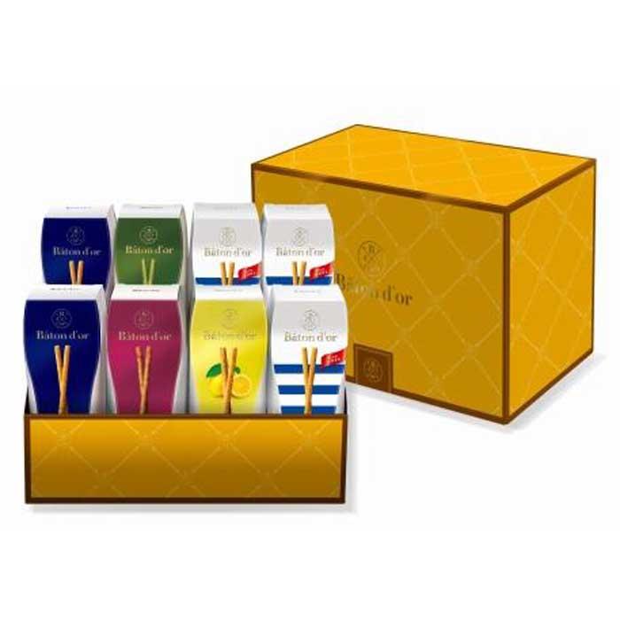 【ふるさと納税】【バトンドール】　神戸阪急限定8箱セット（神戸プレーン×3箱、シュガーバター×2箱、ストロベリーシュガー・レモンシュガー・抹茶シュガー×各1箱） | 菓子 おかし 食品 人気 おすすめ 送料無料のサムネイル