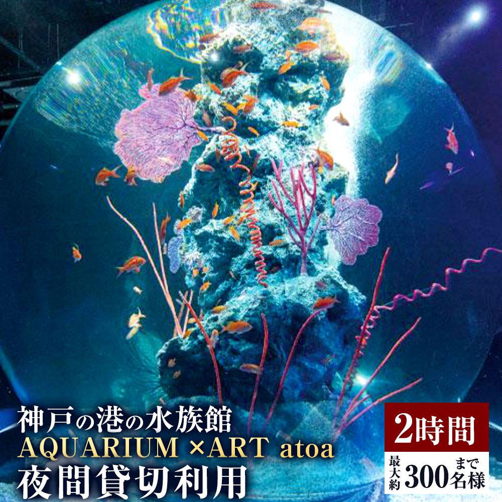 【ふるさと納税】神戸の港の水族館 AQUARIUM ART atoa 夜間貸切利用＜2時間＞