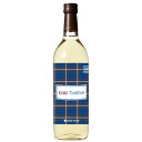 【ふるさと納税】神戸ワイン タータンラベル 白 720ml瓶×1本 | お酒 さけ 人気 おすすめ 送料無料 ギフト