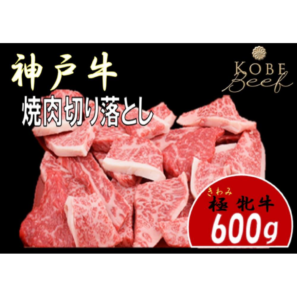 【ふるさと納税】神戸ビーフ牝 焼肉切り落とし 600g