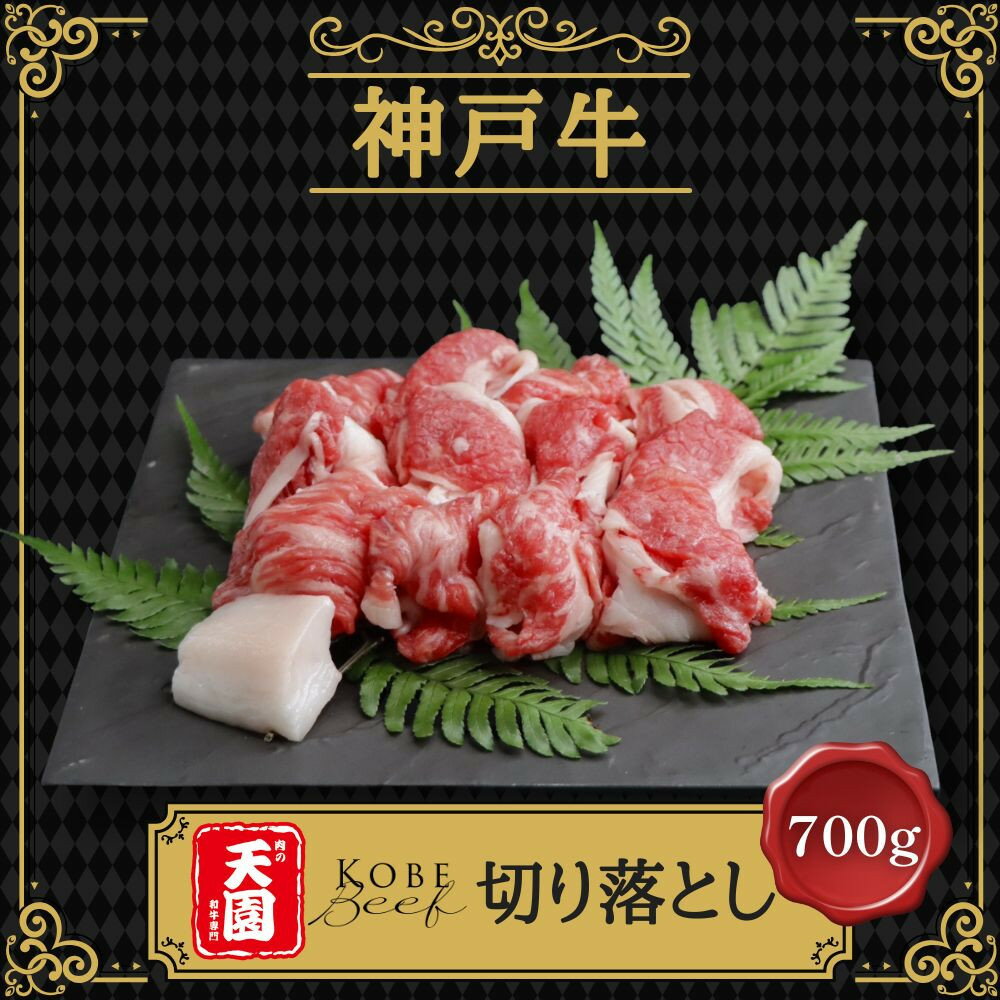 【ふるさと納税】【肉の天園】神戸牛 切り落とし 700g SI06 | 牛肉 神戸牛 お肉 にく 食品 兵庫産 人気 おすすめ 送料無料 ギフト