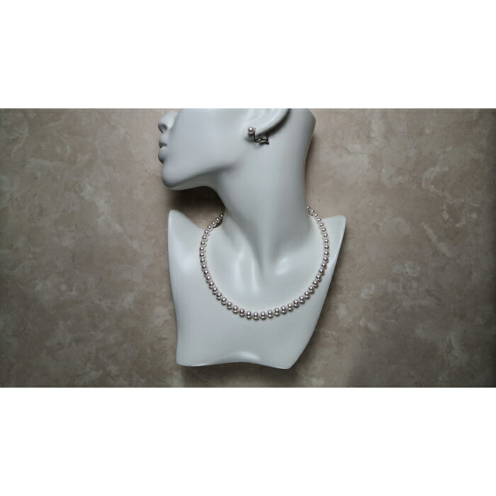 【ふるさと納税】特選 あこや真珠ネックレス＆イヤリングセット | 兵庫 兵庫県 神戸 神戸市 近畿 お取り寄せ ご当地 名産品 特産品 お土産 神戸土産 楽天ふるさと ふるさと 納税 支援 返礼品 お礼の品 アクセサリー アクセ ジュエリー 真珠 パール パールネックレス