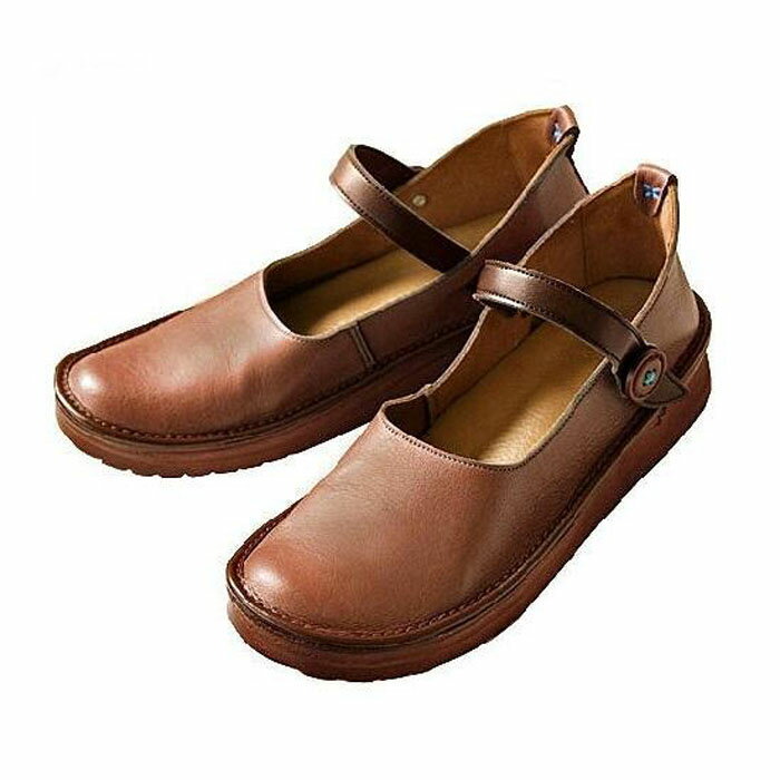 【ふるさと納税】【グッドデザイン賞受賞】手を使わずに脱ぎ履きできる! 職人手作り ストラップシューズ KAYAK カヤック 靴 レディース【オールドローズ/25...