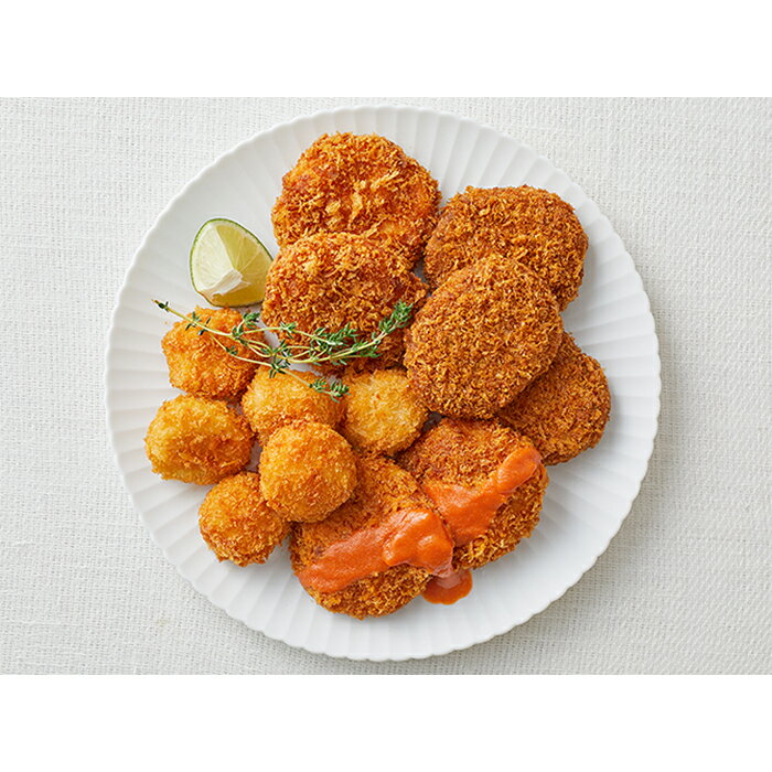 【ふるさと納税】ロック・フィールド 海老カツと3種コロッケのセットのサムネイル