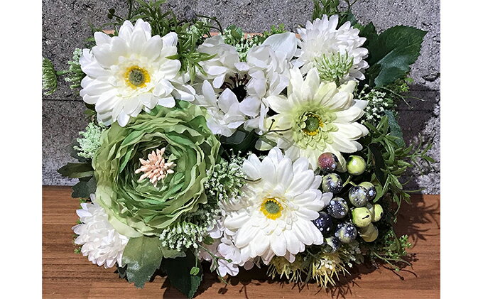 【ふるさと納税】壁取付式ウォールガーデン　ミニフレーム 植物 インテリア 造花