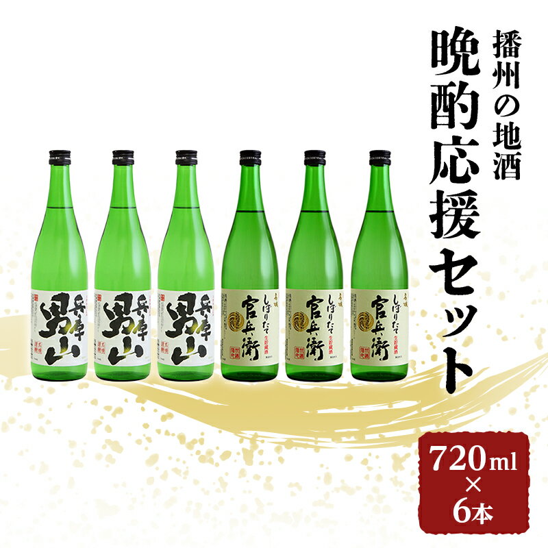 【ふるさと納税】日本酒 飲み比べセット 720ml×6本 晩酌応援 セット 名城酒造 播州の地酒 播州 兵庫 ...