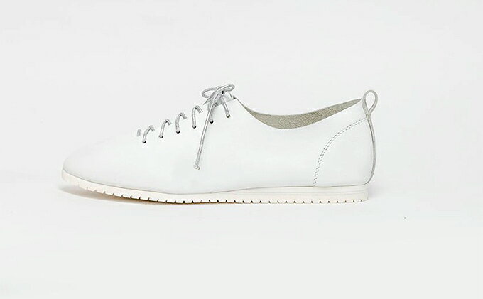 【ふるさと納税】ソフトレザーシューズ　ホワイト ファッション 靴