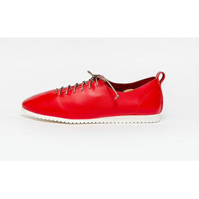 【ふるさと納税】ソフトレザーシューズ　レッド ファッション 靴