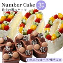 【ふるさと納税】お誕生日・記念日など数字にまつわるお祝いに『ナンバーケーキ』 3ケタ