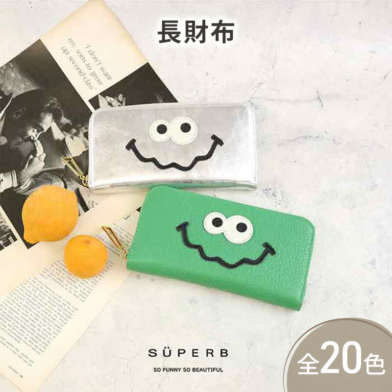 [キョロメ長財布/全20色]思わず誰かに見せたくなるキョロメ財布/ 長財布 [キョロメver.]ラウンドファスナー モンスター 長財布 大容量 長サイフ 日本製 レディース メンズ プレゼント