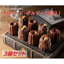 【ふるさと納税】ホテルモントレの『カヌレ・ド・ボルドー 』 3箱セット【配送不可地域:離島】【1405578】