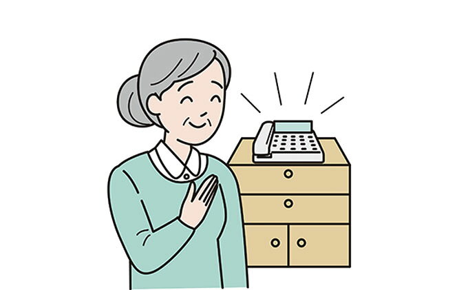 【ふるさと納税】みまもりでんわサービス(6か月)【固定電話】 チケット 代行サービス