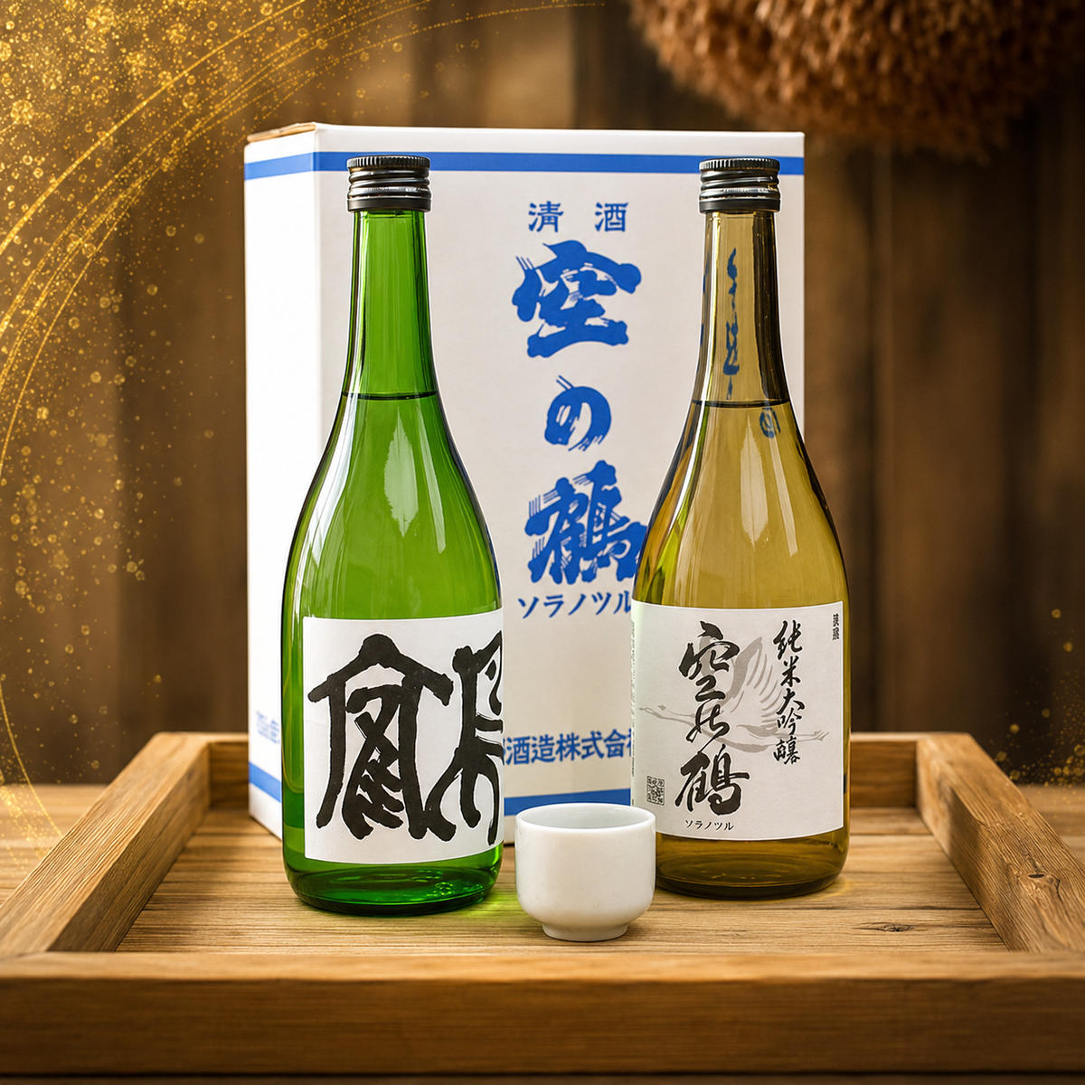 【ふるさと納税】純米大吟醸酒・特別純米酒 鶴 720ml 1セット お酒 日本酒 f282031-akashi-10000108 兵庫県明石市 サンプル画像2