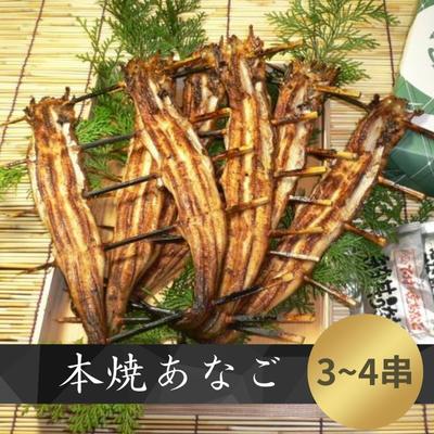 本焼 あなご （ホXQOO）3～4串入り　【 海鮮 惣菜 蒲焼き 魚貝類 】